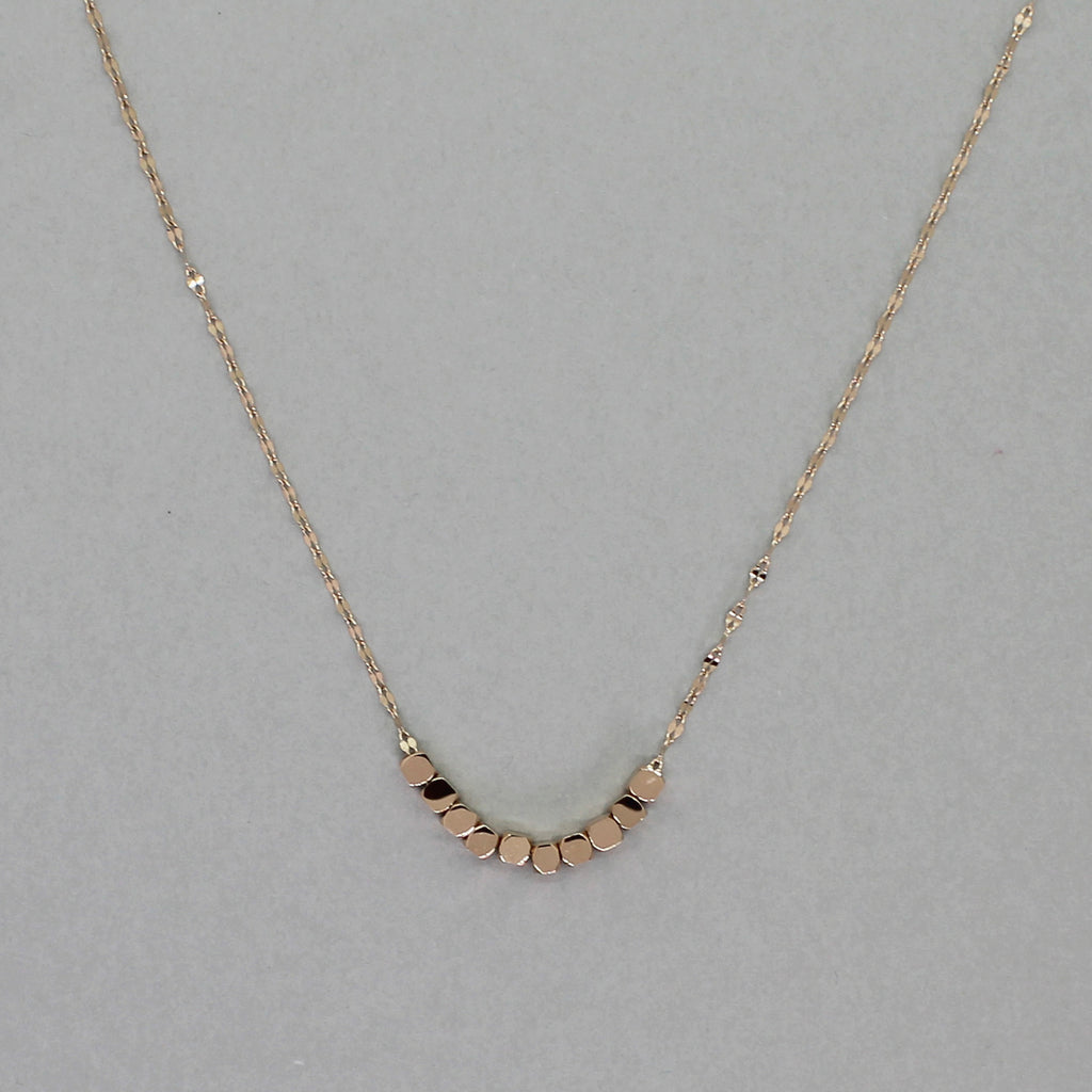 Cadena rose gold squares
