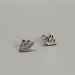 Pendientes flor WHITE Stainless