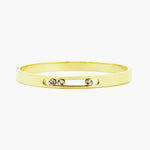 Brazalete gold bangle circones