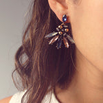 Pendientes largos pétalos