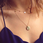 Cadena gold medalla de planetas