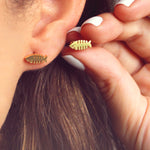 Pendientes gold pez