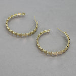 Pendientes aros y estrellas gold