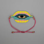 Brazalete tejido lucky eye