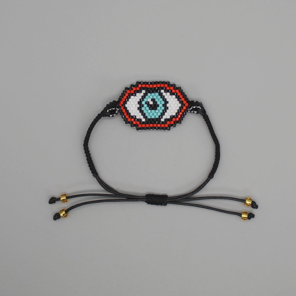 Brazalete tejido lucky eye