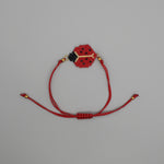 Brazalete tejido ladybug