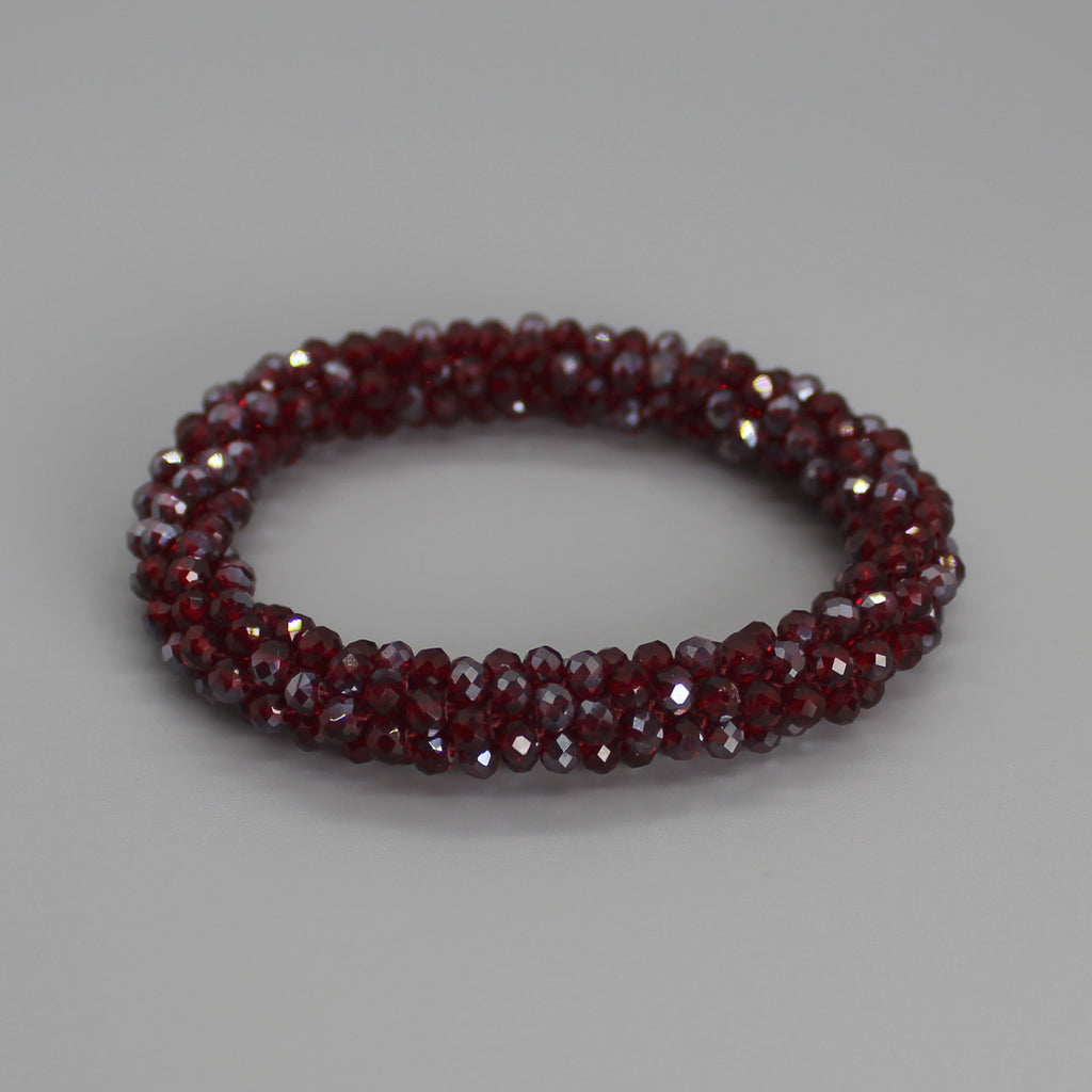 Brazalete elástico de cristales