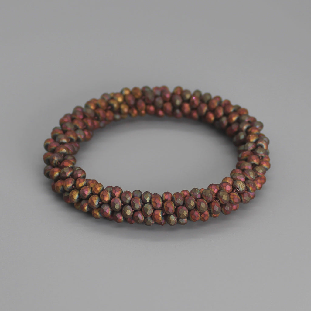 Brazalete elástico de cristales