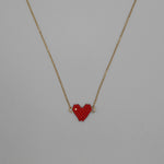 Cadena gold con corazon